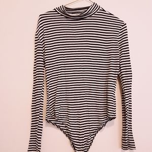 Striped bodysuit